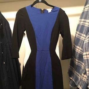 Gorgeous Blue BarIII Work Dress
